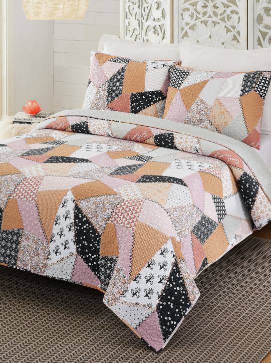Crazy Couture 3-Piece Quilt SetJessica Simpson 6JRJ1044