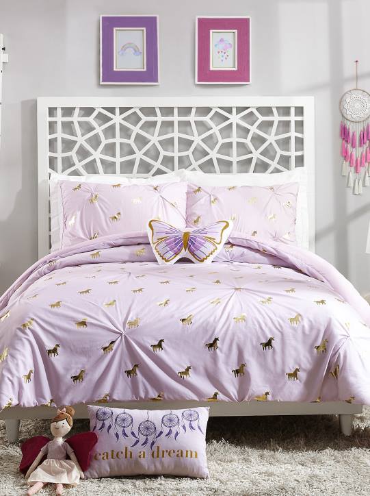 Fiona Unicorn Kids Comforter SetJessica Simpson 6JRJ1067