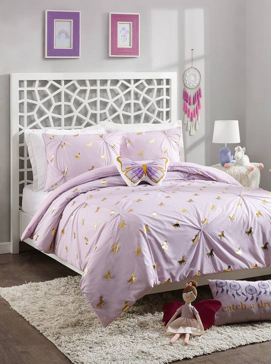Fiona Unicorn Kids Comforter SetJessica Simpson 6JRJ1067