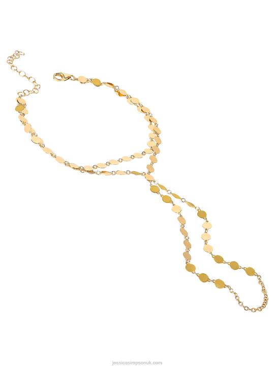 Demi Fine Hand Chain in Gold ConfettiJessica Simpson 6JRJ912