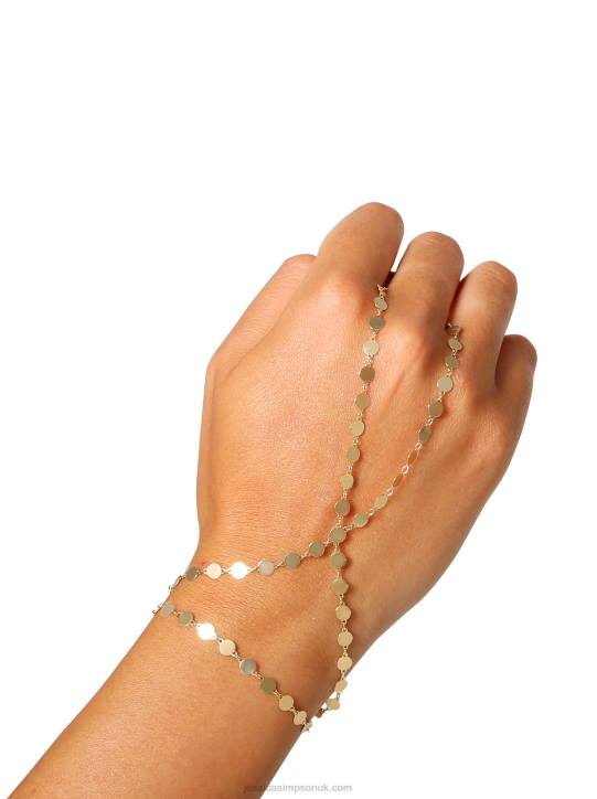 Demi Fine Hand Chain in Gold ConfettiJessica Simpson 6JRJ912