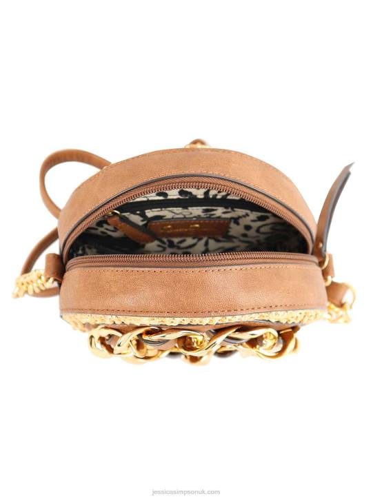 Maison Circle Crossbody in Straw NaturalJessica Simpson 6JRJ895