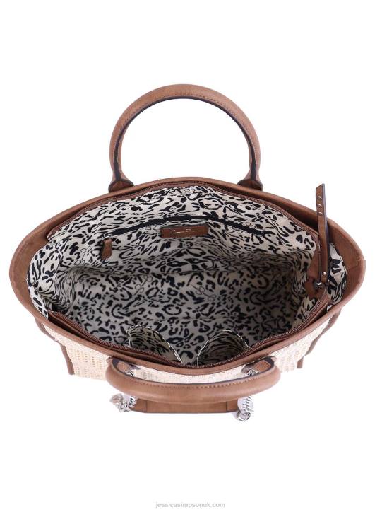 Dani Tote in Almond Brown GlitterJessica Simpson 6JRJ901