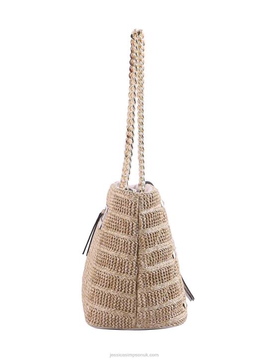 Lexi Tote in Straw NaturalJessica Simpson 6JRJ904