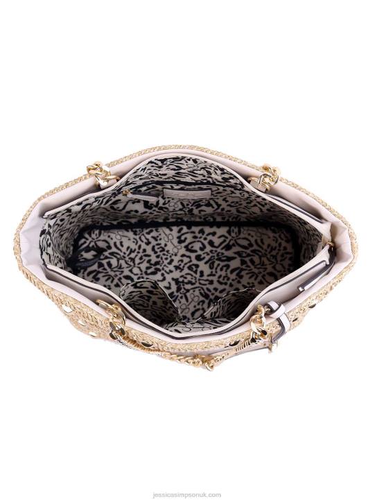 Lexi Tote in Straw NaturalJessica Simpson 6JRJ904