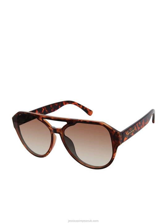 Aviator Sunglasses in TortoiseJessica Simpson 6JRJ994