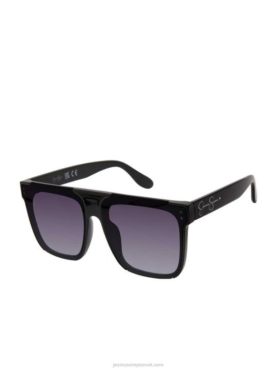 Oversized Square Sunglasses in BlackJessica Simpson 6JRJ988