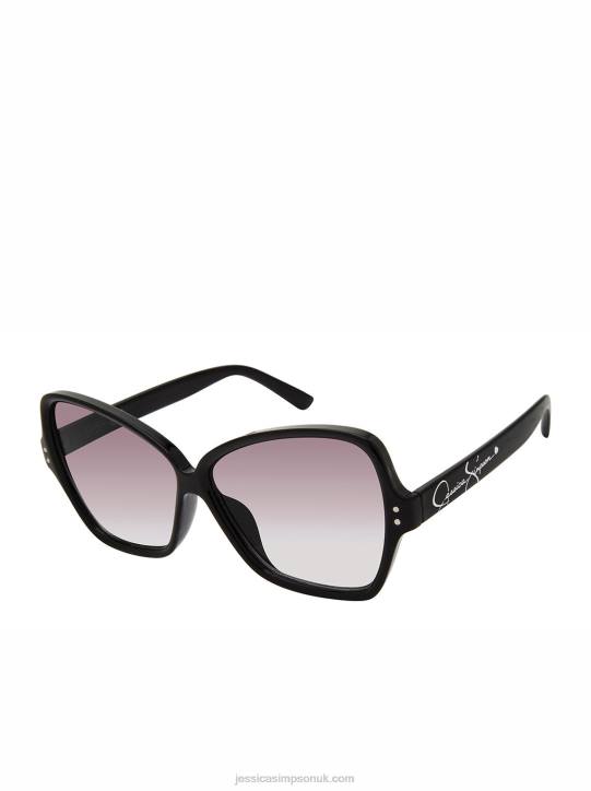 Stylish Butterfly Sunglasses in BlackJessica Simpson 6JRJ1035
