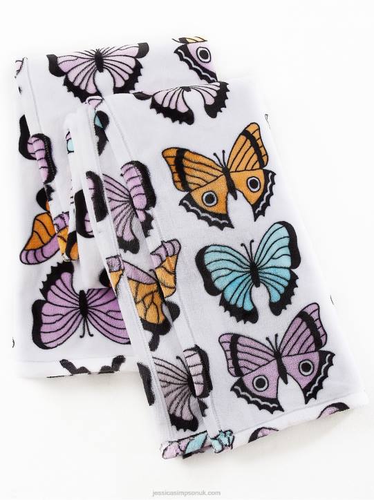 Multi Butterfly Purple ThrowJessica Simpson 6JRJ1074