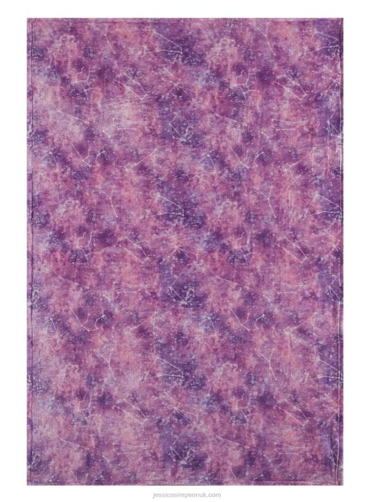 Purple Tie-Dye and Gold ThrowJessica Simpson 6JRJ1076