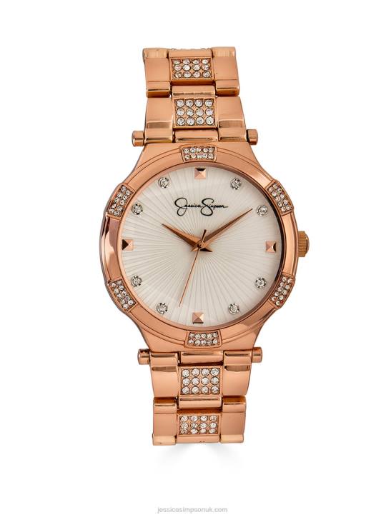 Rose Tone Bracelet WatchJessica Simpson 6JRJ933