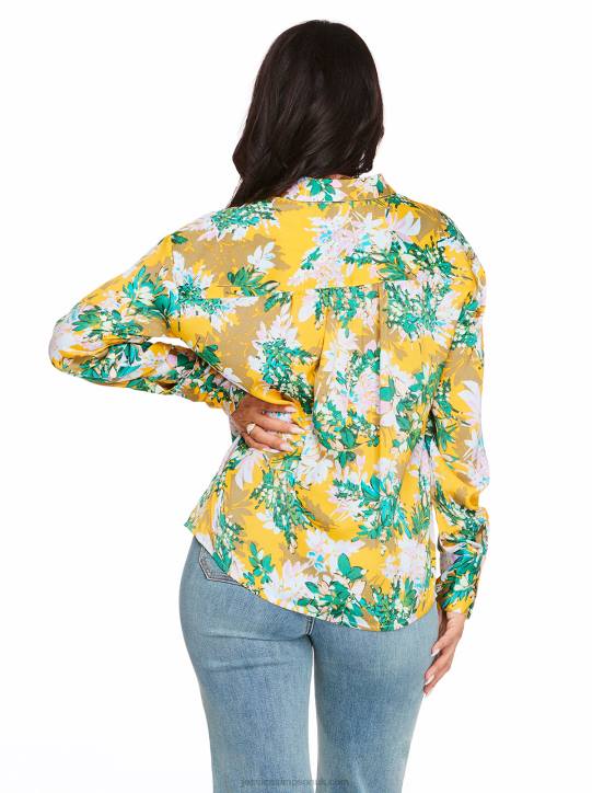 Bodie Blouse in Bloom Field Golden RodJessica Simpson 6JRJ752