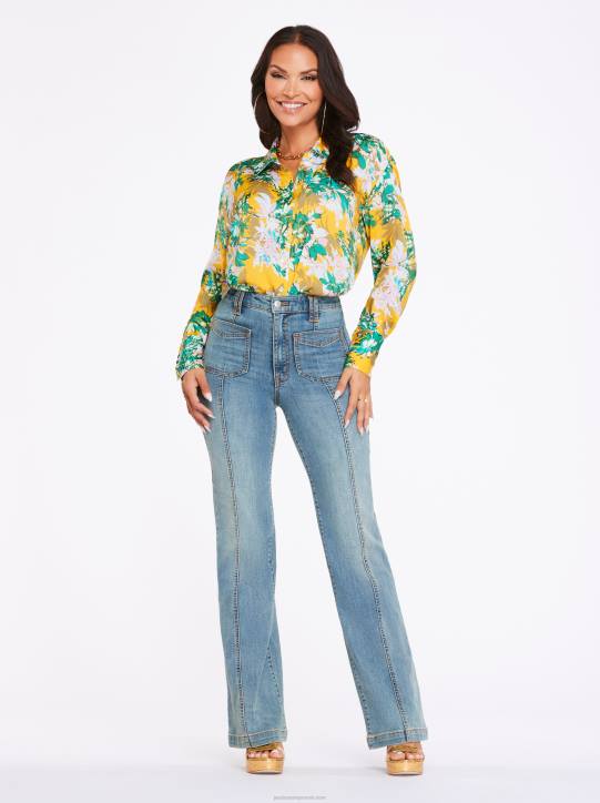 Bodie Blouse in Bloom Field Golden RodJessica Simpson 6JRJ752