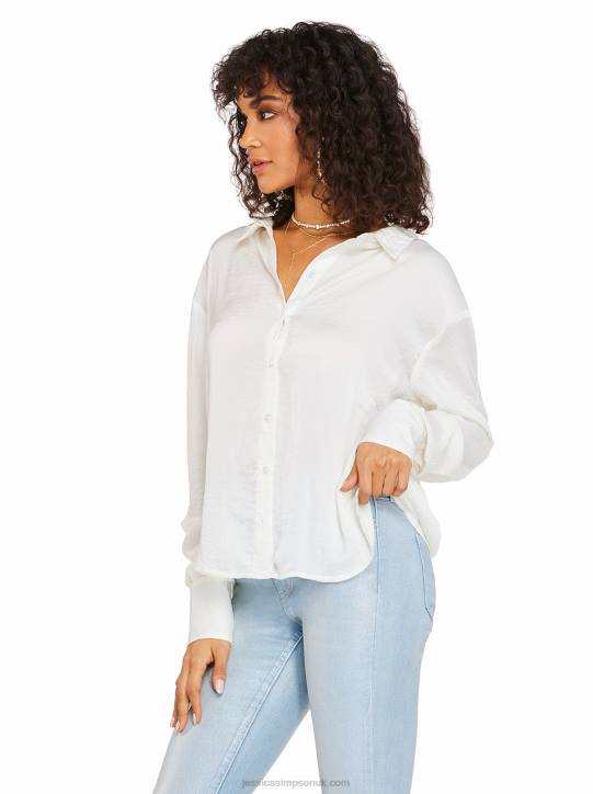 Bodie Blouse in GardeniaJessica Simpson 6JRJ768