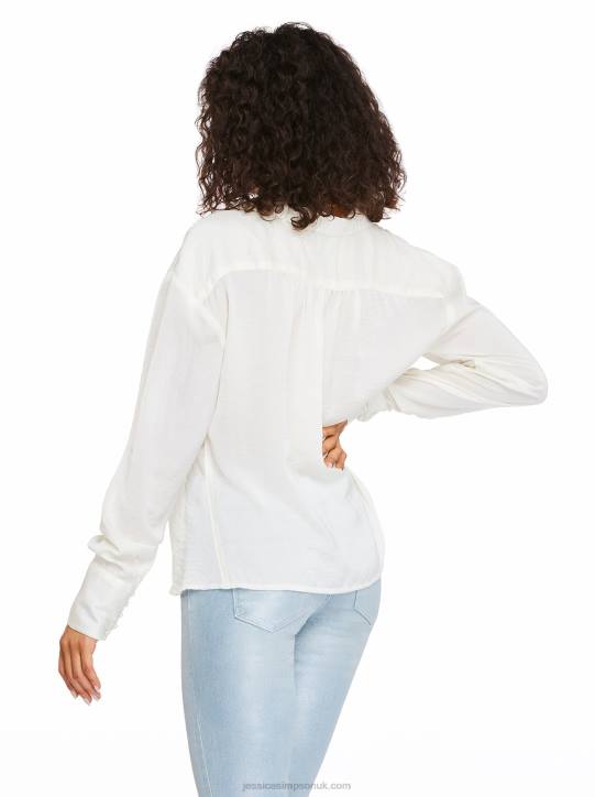 Bodie Blouse in GardeniaJessica Simpson 6JRJ768