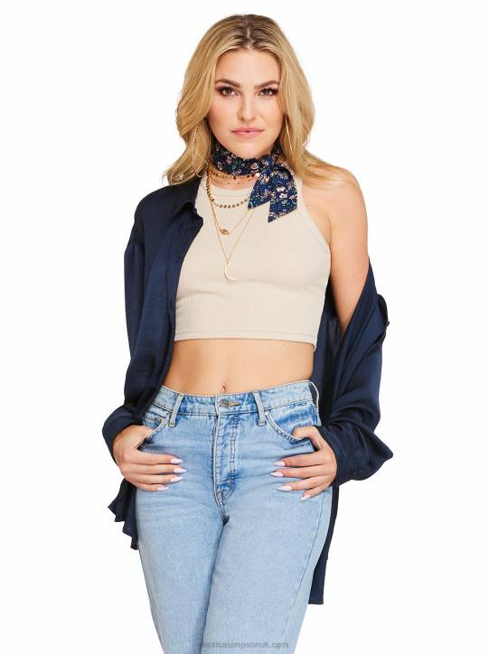 Bodie Blouse in Navy BlazerJessica Simpson 6JRJ767