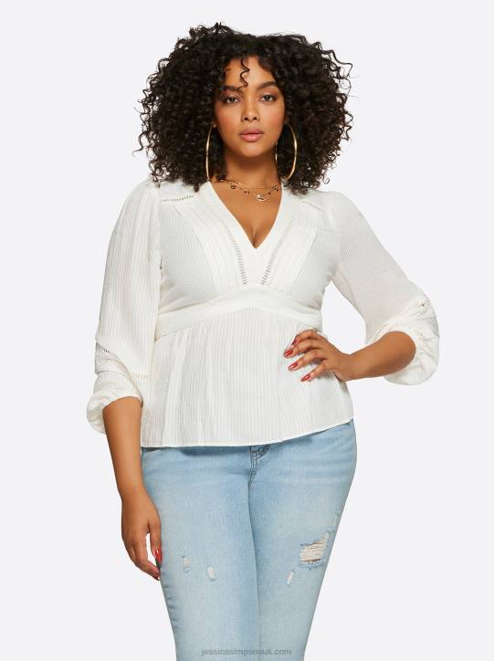 Briar Blouse in GardeniaJessica Simpson 6JRJ741