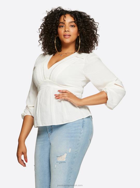 Briar Blouse in GardeniaJessica Simpson 6JRJ741