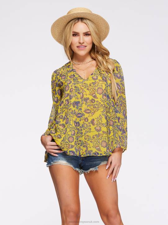 Leslie Blouse in Meso BotanicalsJessica Simpson 6JRJ723