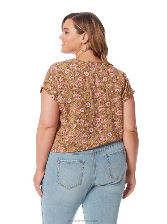 Louelle Blouse in Boa Botanical DotsJessica Simpson 6JRJ717