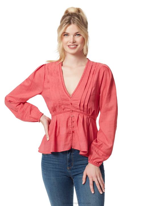 Miranda Blouse in Desert RoseJessica Simpson 6JRJ1161