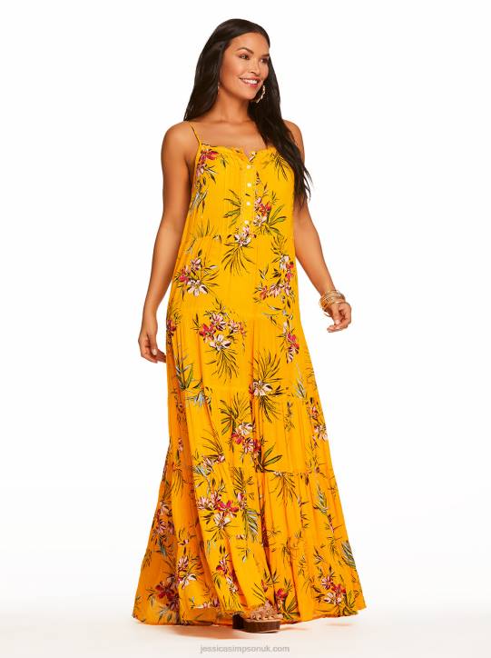 Alanis Tier Dress in Tropical OasisJessica Simpson 6JRJ557