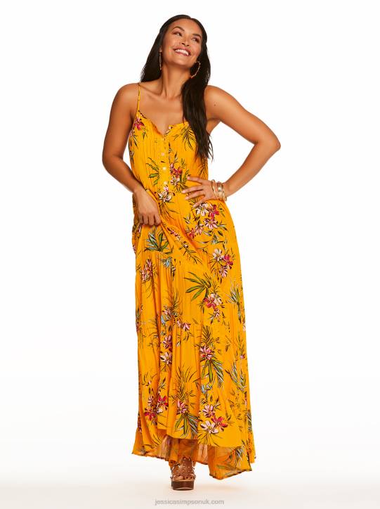 Alanis Tier Dress in Tropical OasisJessica Simpson 6JRJ557