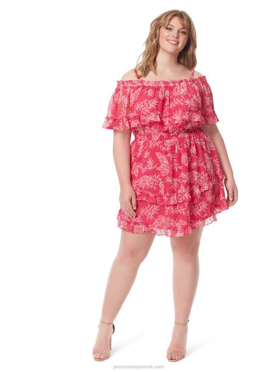 Amaya Ruffle Dress in Summer BloomJessica Simpson 6JRJ553