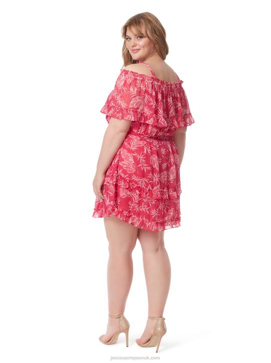 Amaya Ruffle Dress in Summer BloomJessica Simpson 6JRJ553