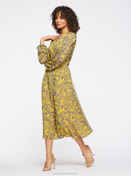 Annalise Dress in Meso BotanicalsJessica Simpson 6JRJ518