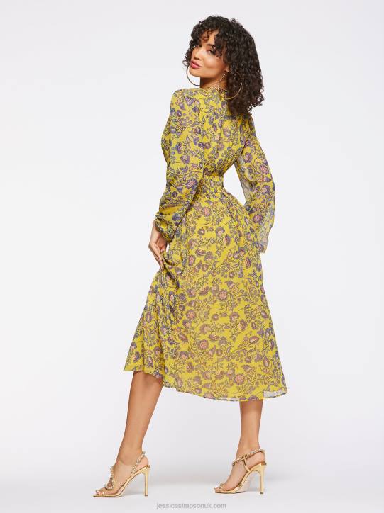 Annalise Dress in Meso BotanicalsJessica Simpson 6JRJ518