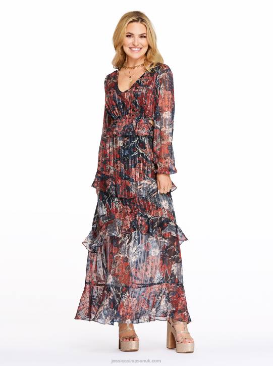 Baianca Maxi Dress in Autumn MemoriesJessica Simpson 6JRJ533