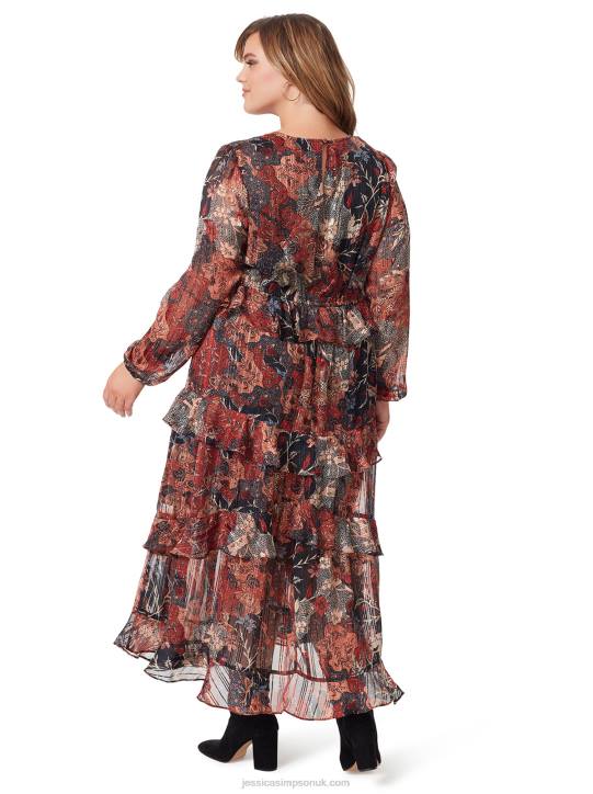 Baianca Maxi Dress in Autumn MemoriesJessica Simpson 6JRJ533