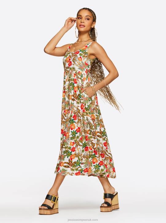 Cheryl Maxi Dress in Jungle ParadeJessica Simpson 6JRJ491