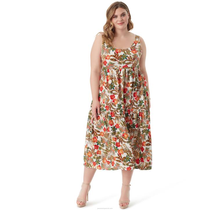 Cheryl Maxi Dress in Jungle ParadeJessica Simpson 6JRJ491