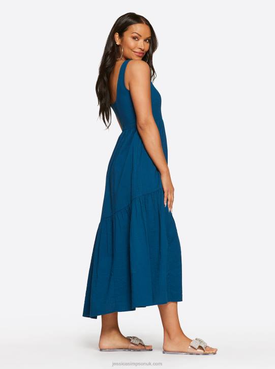 Cheryl Maxi Dress in PoseidonJessica Simpson 6JRJ504