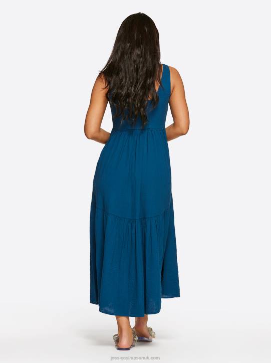 Cheryl Maxi Dress in PoseidonJessica Simpson 6JRJ504