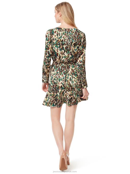 Davina Dress in Cheetah FernsJessica Simpson 6JRJ531