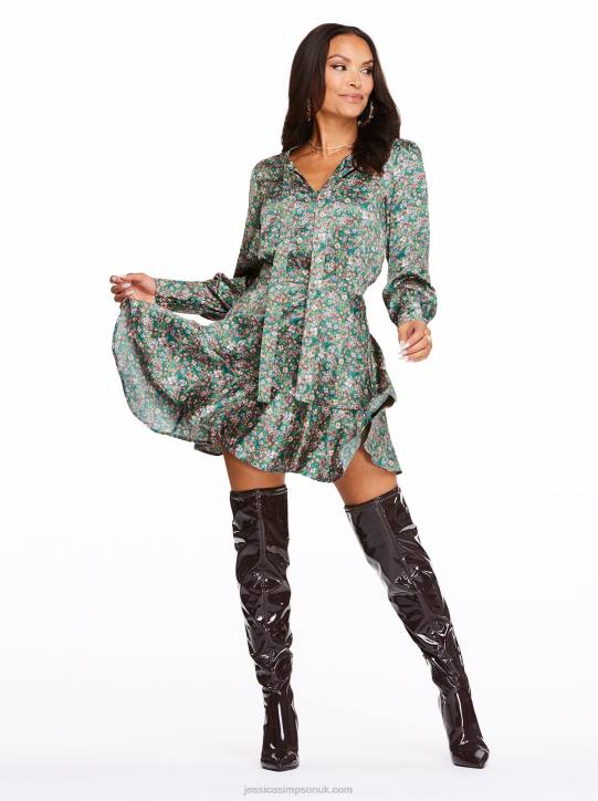 Davina Dress in Whimsical PosiesJessica Simpson 6JRJ524