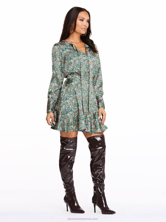 Davina Dress in Whimsical PosiesJessica Simpson 6JRJ524