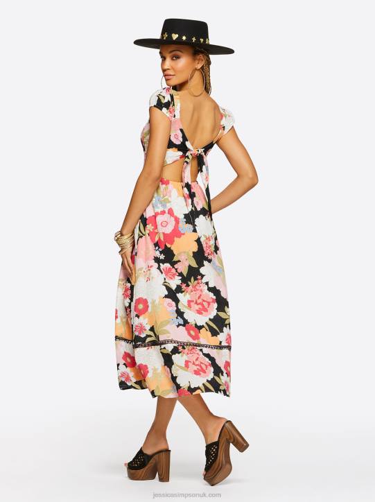 Elaine Dress in Blooms In The BayJessica Simpson 6JRJ496