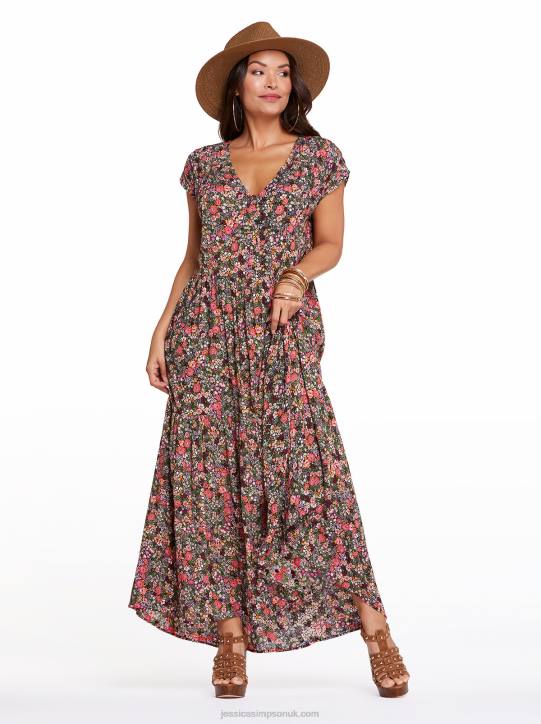 Esther Maxi Dress in Garden EscapeJessica Simpson 6JRJ565