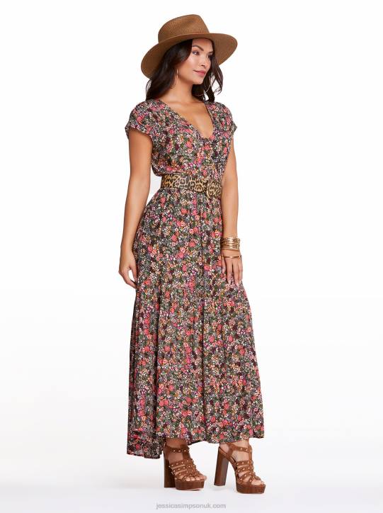 Esther Maxi Dress in Garden EscapeJessica Simpson 6JRJ565
