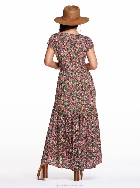 Esther Maxi Dress in Garden EscapeJessica Simpson 6JRJ565