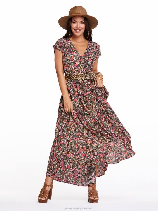 Esther Maxi Dress in Garden EscapeJessica Simpson 6JRJ565