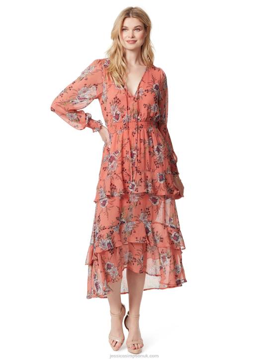 Harmony Maxi Dress in Floral BurstJessica Simpson 6JRJ564