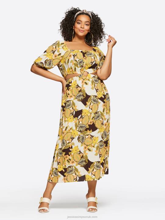 Jacklyn Dress in Clover FieldJessica Simpson 6JRJ497