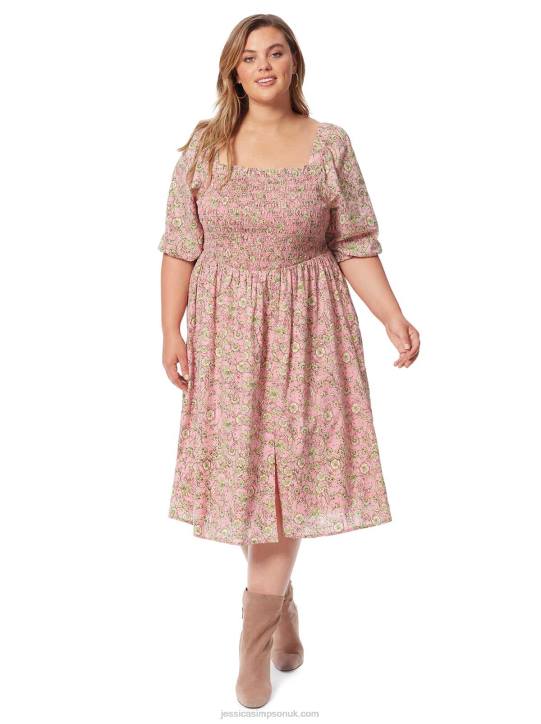 Jax Dress in Wild Rose Botanical DotsJessica Simpson 6JRJ516