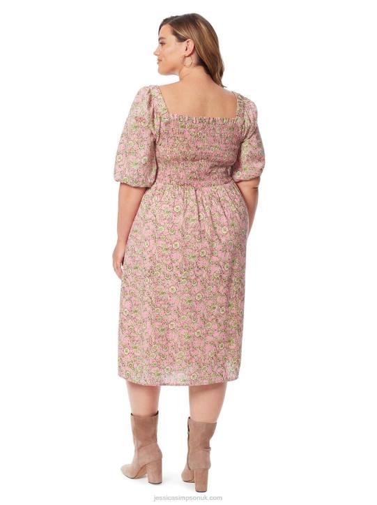Jax Dress in Wild Rose Botanical DotsJessica Simpson 6JRJ516