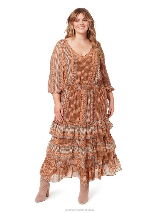 Kelley Dress in Dew StripeJessica Simpson 6JRJ541